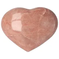 thumb-Roze Maansteen hart Nr 24 - 195  gram - Madagaskar-1