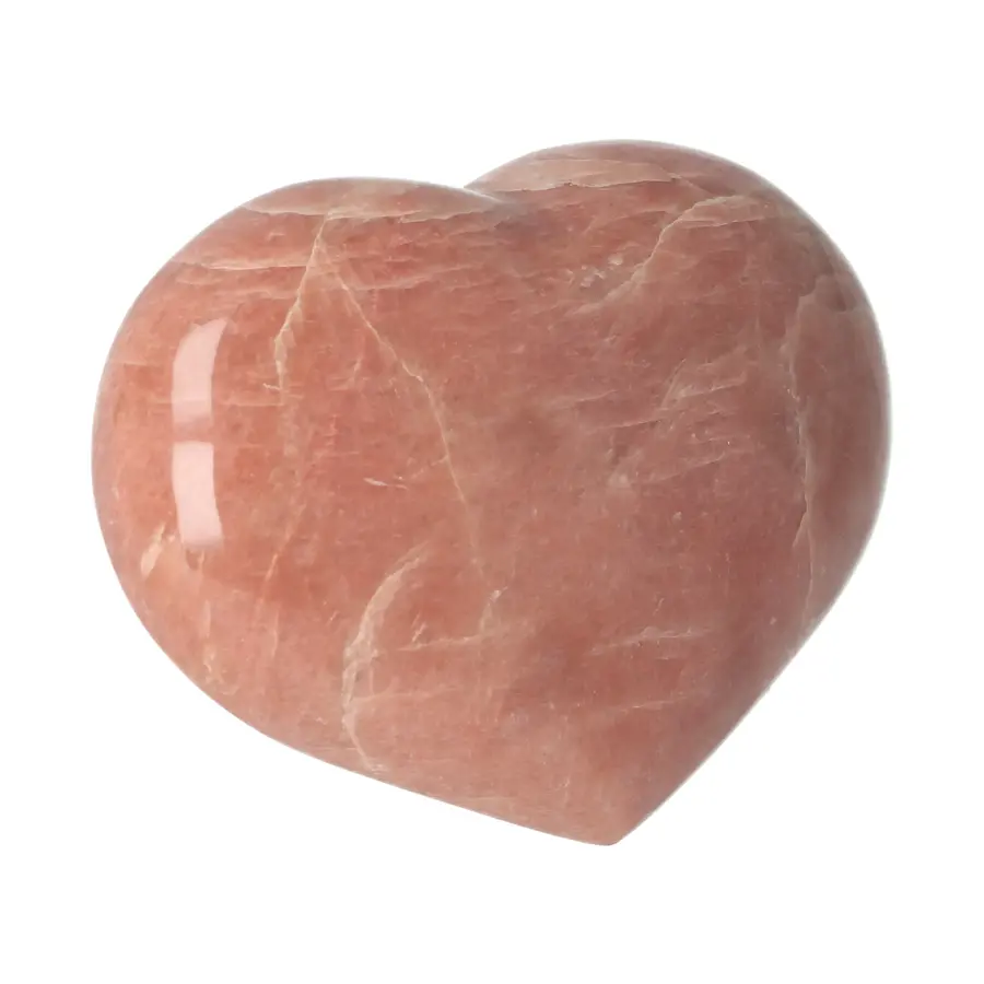 Roze Maansteen hart Nr 25 - 149  gram - Madagaskar-2