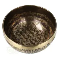 thumb-Klankschaal 'Flower of Life' Nr 42 - 1029 gram-2