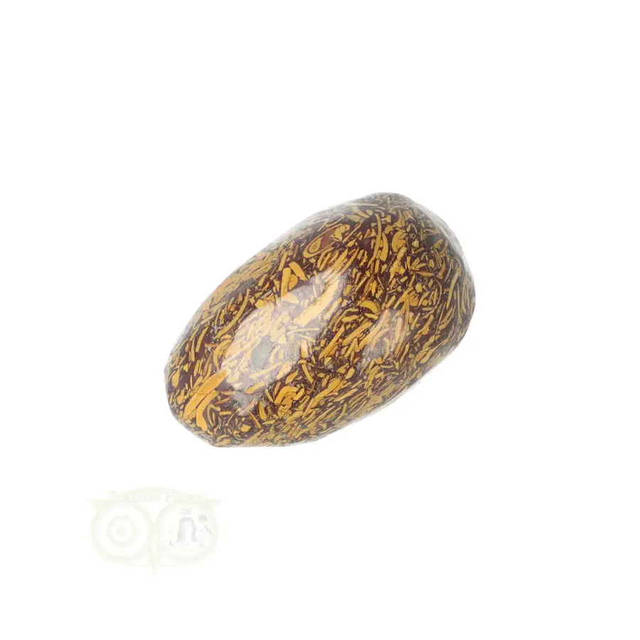 Coquina Jaspis trommelsteen Nr 15 - 27 gram-8