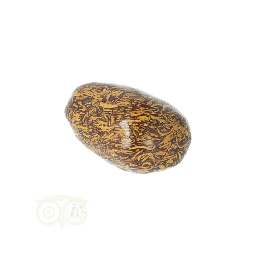 Coquina Jaspis trommelsteen Nr 15 - 27 gram-9