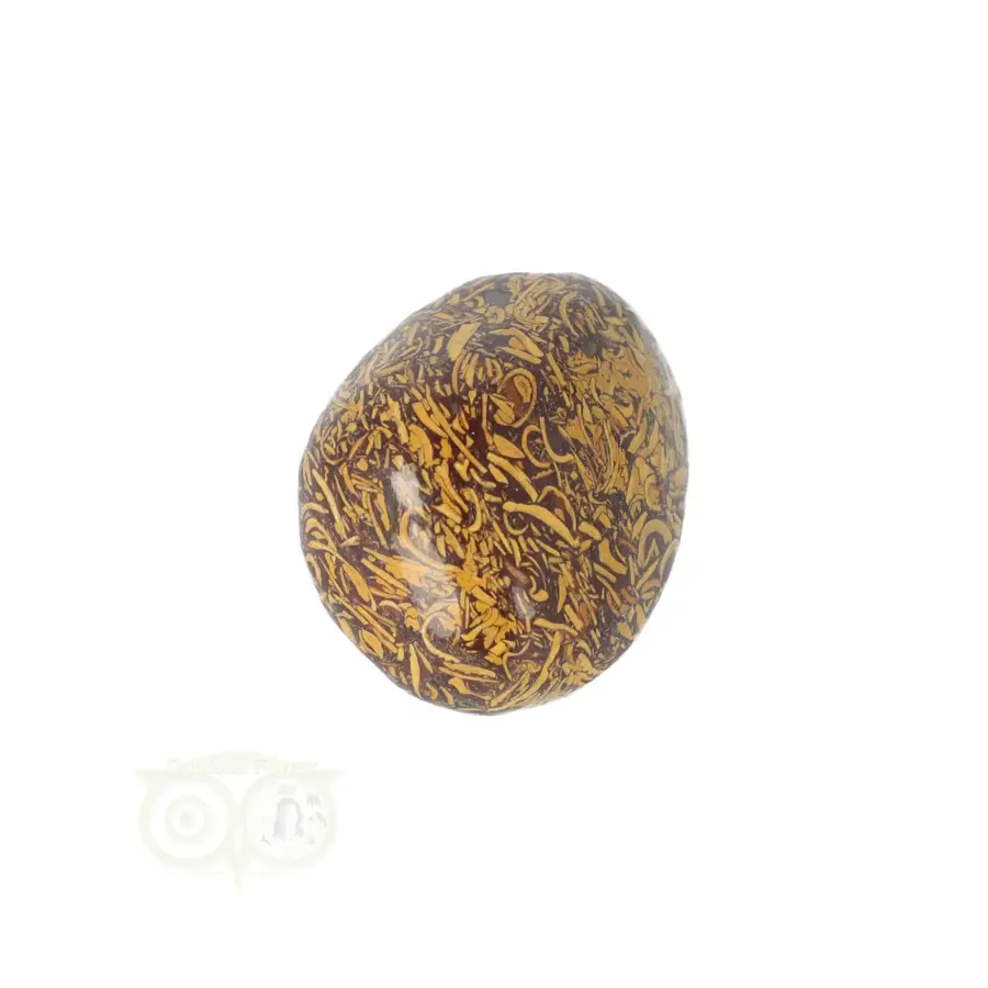Coquina Jaspis trommelsteen Nr 15 - 27 gram-10