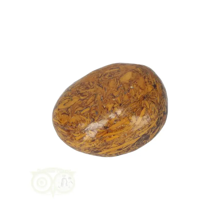 Coquina Jaspis trommelsteen Nr 16 - 16 gram-6