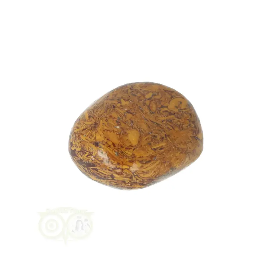 Coquina Jaspis trommelsteen Nr 16 - 16 gram-8