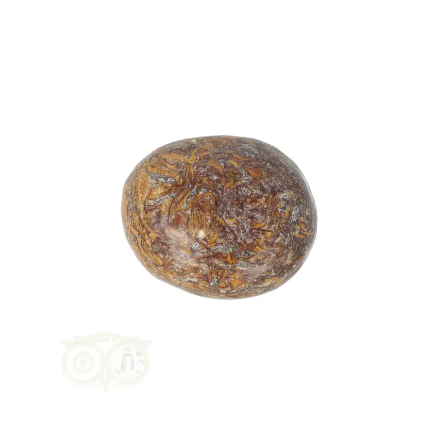 Coquina Jaspis trommelsteen Nr 17 - 16 gram-8