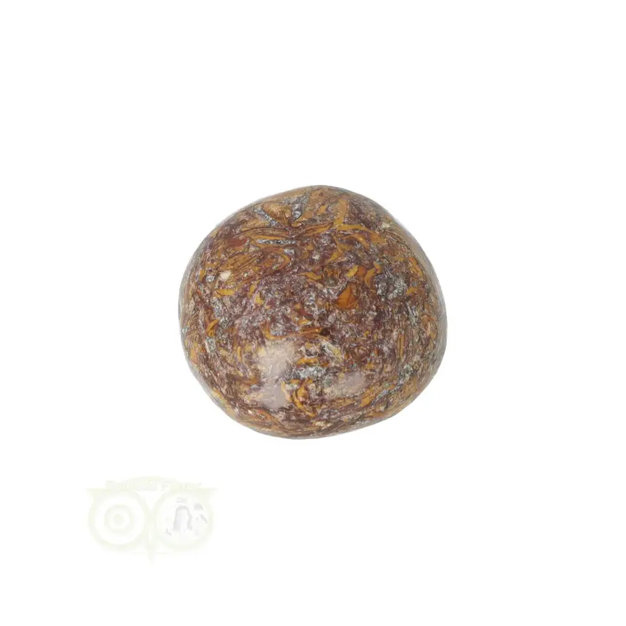 Coquina Jaspis trommelsteen Nr 17 - 16 gram-7