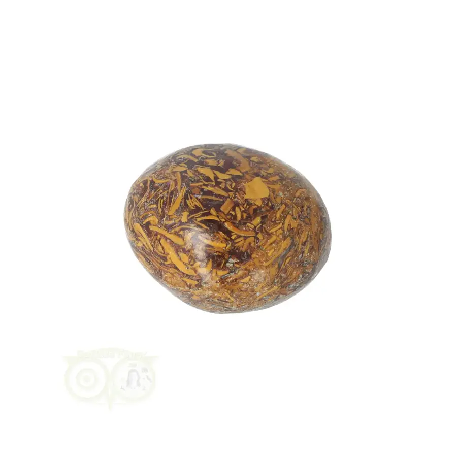 Coquina Jaspis trommelsteen Nr 17 - 16 gram-6