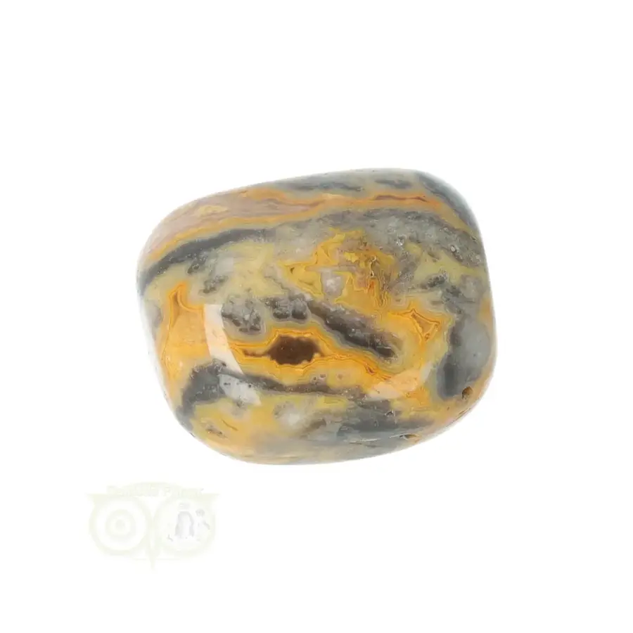 Crazy Lace Agaat trommelsteen Nr 36 - 17 gram-3