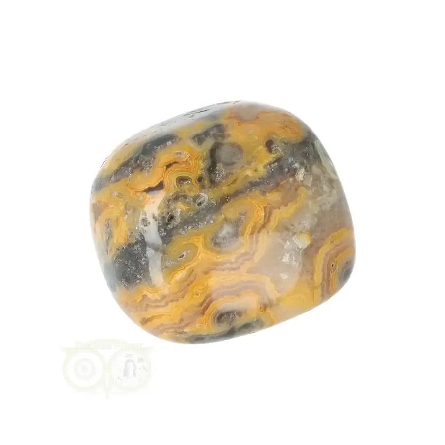 Crazy Lace Agaat trommelsteen Nr 36 - 17 gram-6