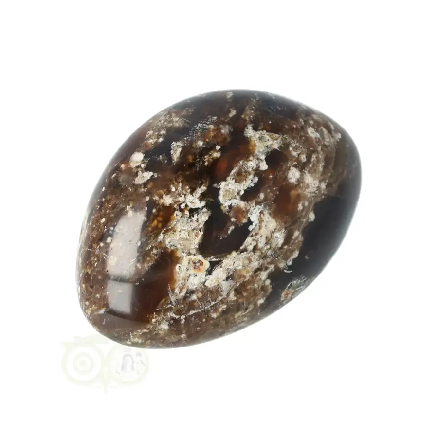 Zwarte Opaal  handsteen Nr 15 - 64 gram - Madagaskar-3