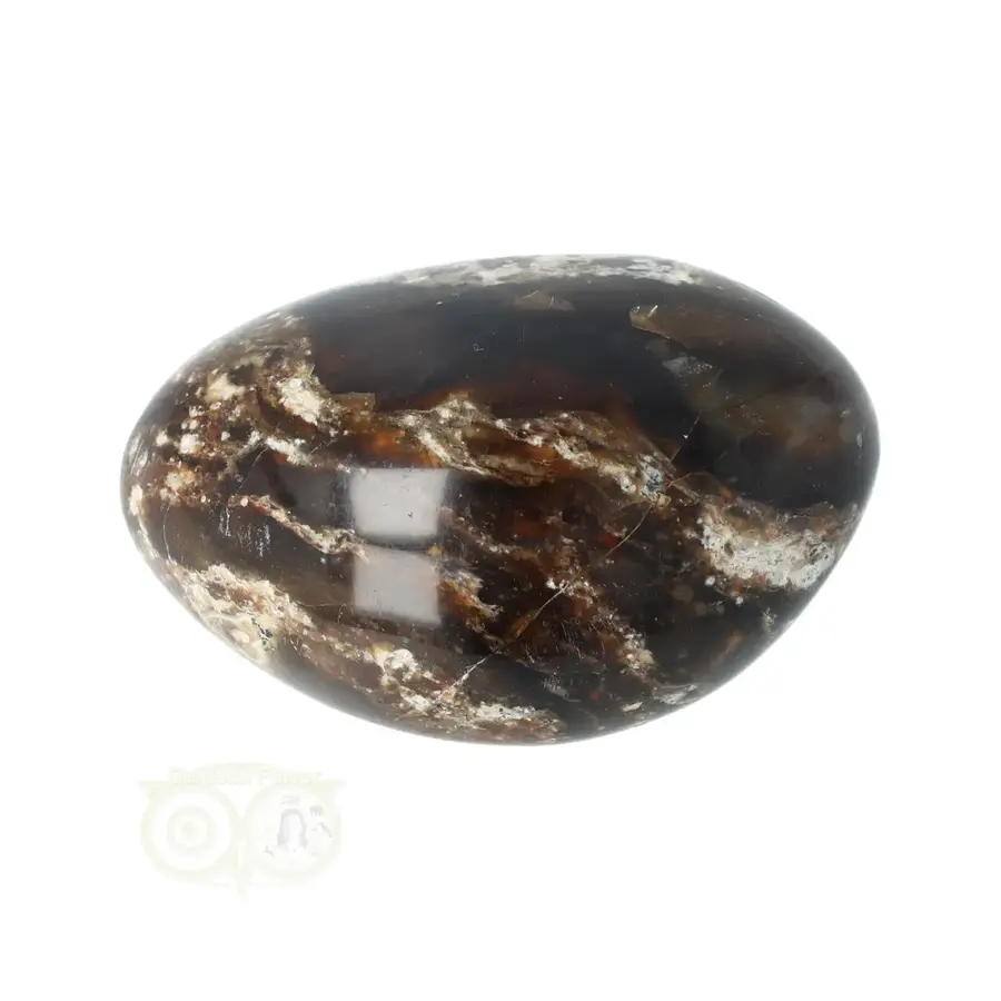 Zwarte Opaal  handsteen Nr 15 - 64 gram - Madagaskar-6