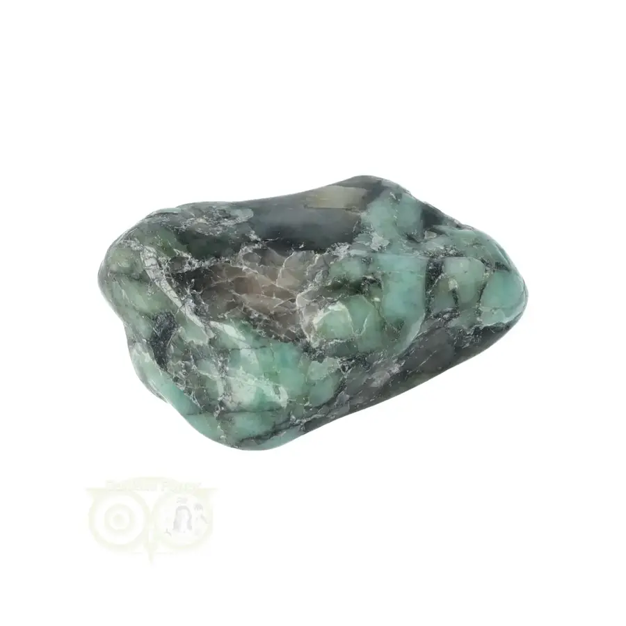 Smaragd trommelsteen Nr 20 - 19  gram-1