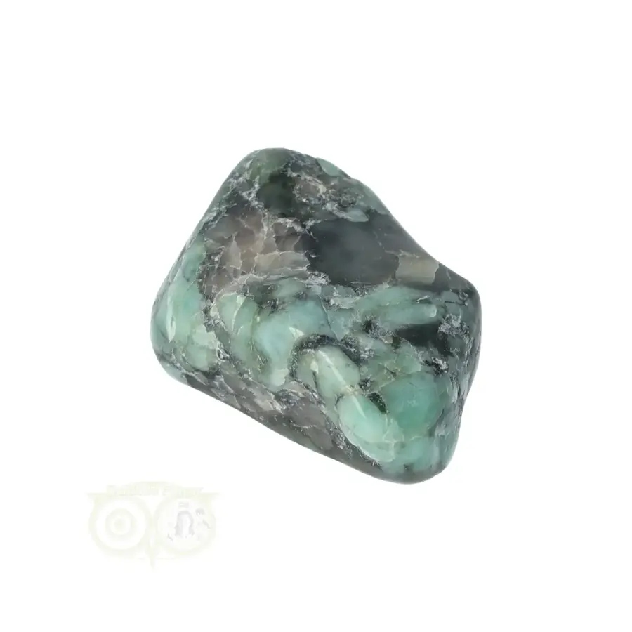 Smaragd trommelsteen Nr 20 - 19  gram-2