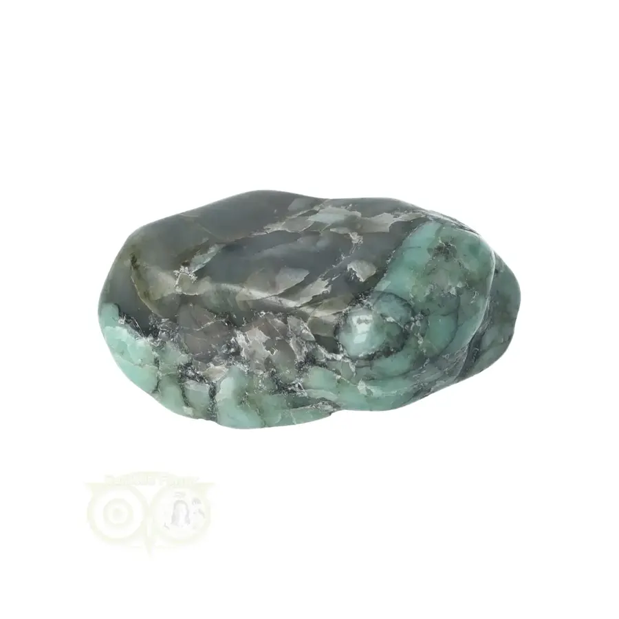 Smaragd trommelsteen Nr 20 - 19  gram-6