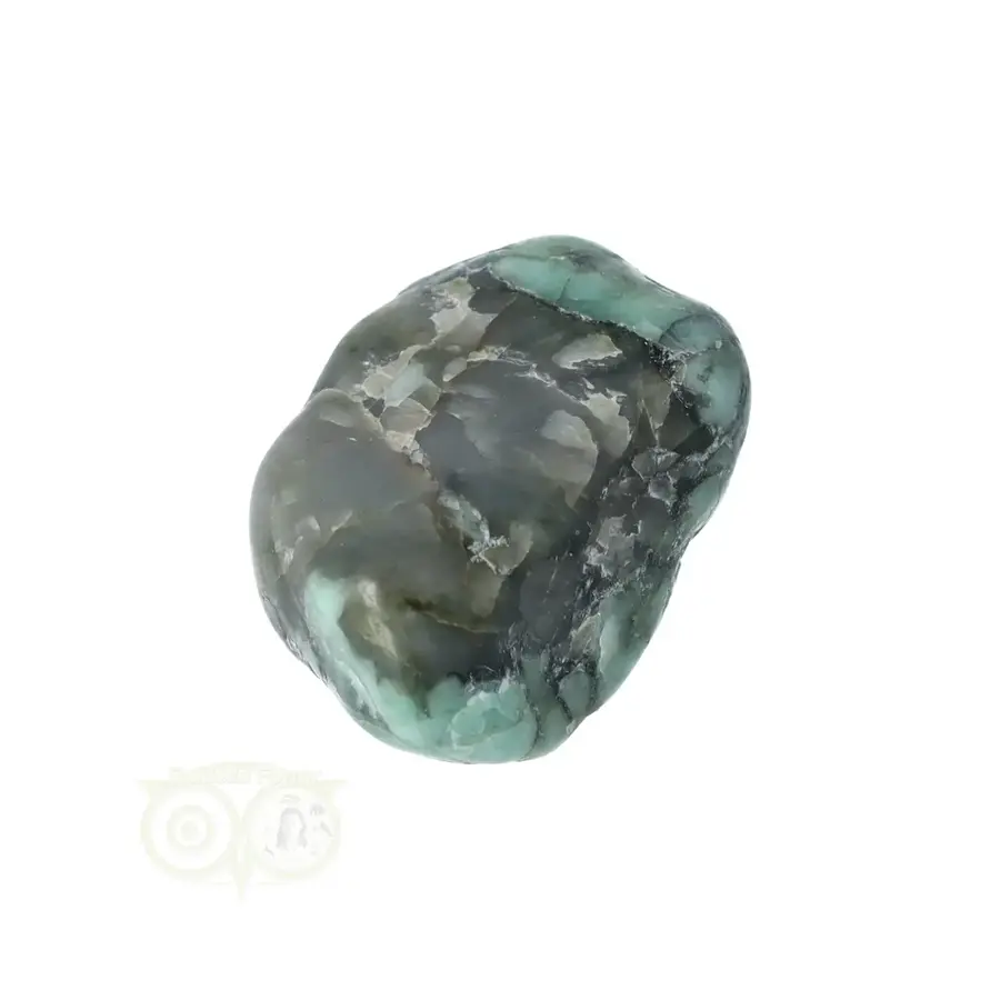 Smaragd trommelsteen Nr 20 - 19  gram-10