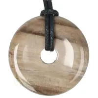 thumb-Versteend hout Donut Nr 17 - Ø 4 cm-2