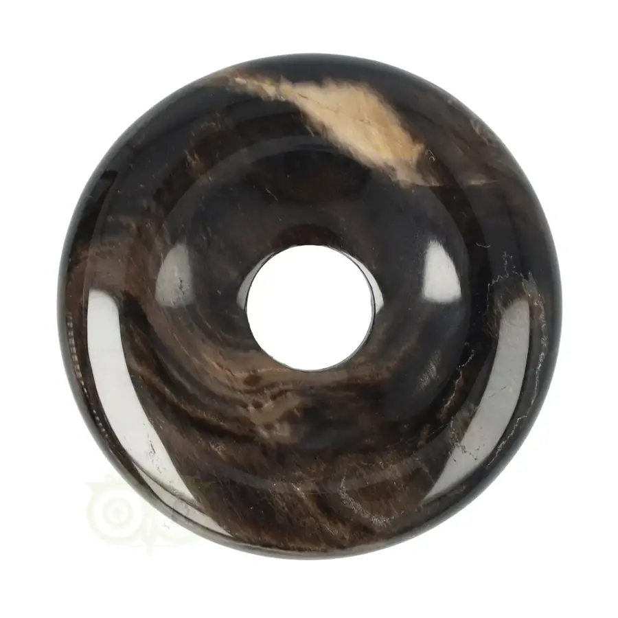 Versteend hout Donut Nr 18 - Ø 4 cm-1