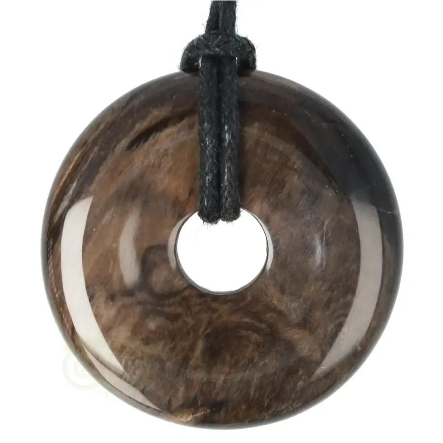 Versteend hout Donut Nr 18 - Ø 4 cm-4