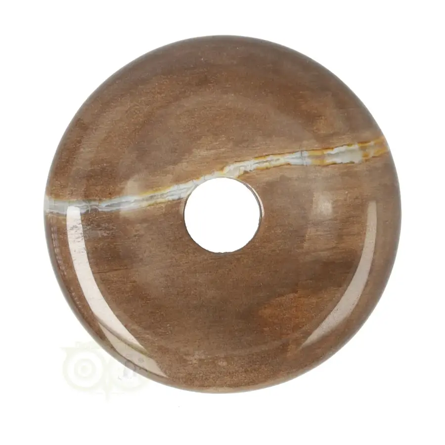 Versteend hout Donut Nr 19 - Ø 4 cm-3