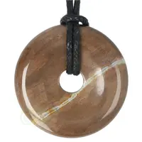 thumb-Versteend hout Donut Nr 19 - Ø 4 cm-2