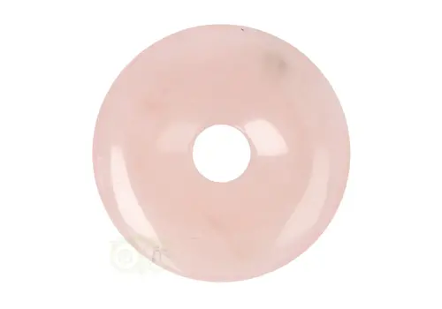 Rozenkwarts donut hanger Nr 16 - Ø 4 cm 