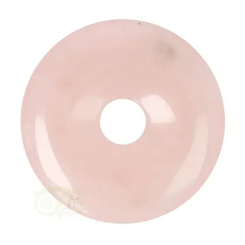 Rozenkwarts donut hanger Nr 16 - Ø 4 cm 