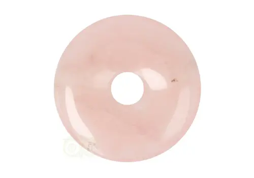 Rozenkwarts donut hanger Nr 17 - Ø 4 cm 