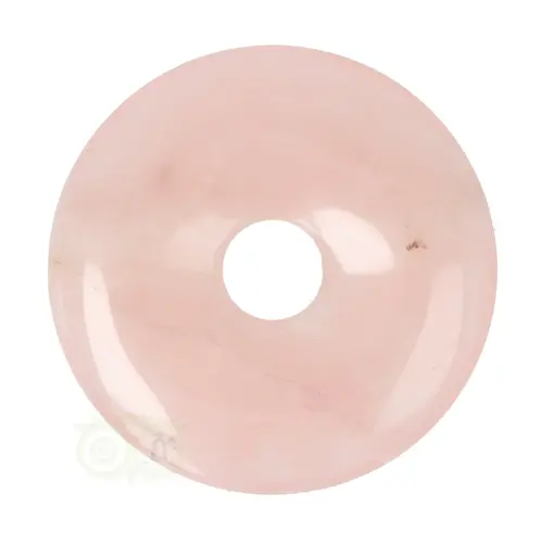 Rozenkwarts donut hanger Nr 17 - Ø 4 cm 