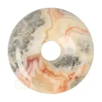 thumb-Crazy Lace Agaat donut hanger 14 - Ø 4 cm-1