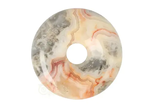 Crazy Lace Agaat donut Nr 14 - Ø 4 cm 