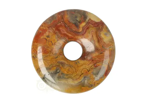 Crazy Lace Agaat donut Nr 16 - Ø 4 cm 