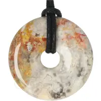 thumb-Crazy Lace Agaat donut hanger 17 - Ø 4 cm-2