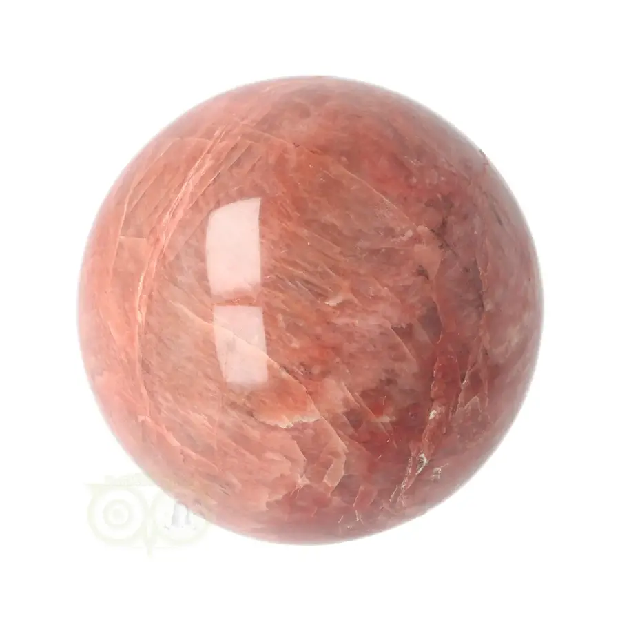 Roze Maansteen Bol Nr 12 - Ø 7.21 cm  - Madagaskar-2