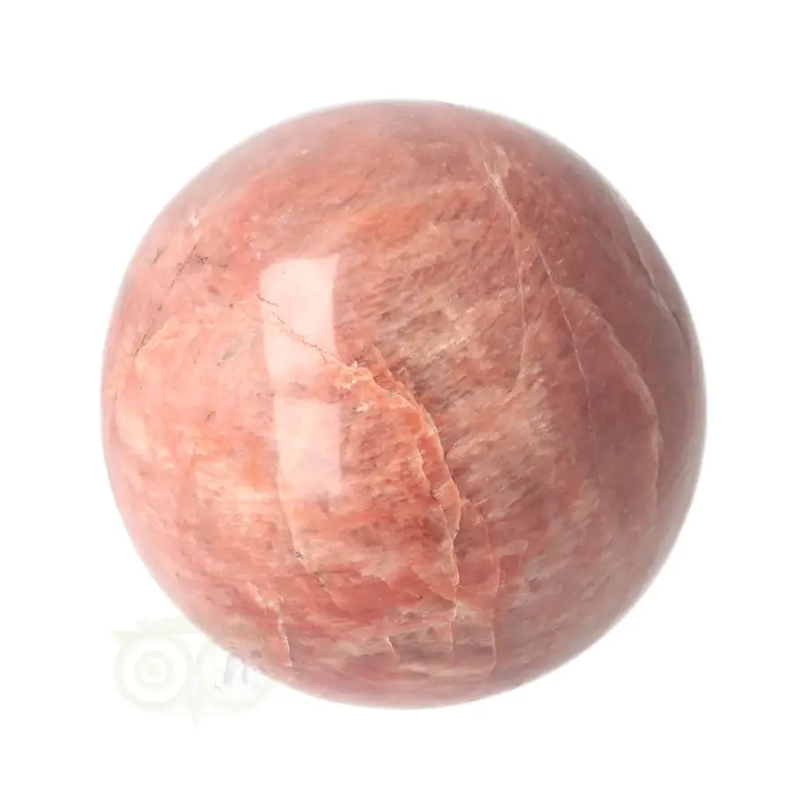 Roze Maansteen Bol Nr 12 - Ø 7.21 cm  - Madagaskar-5