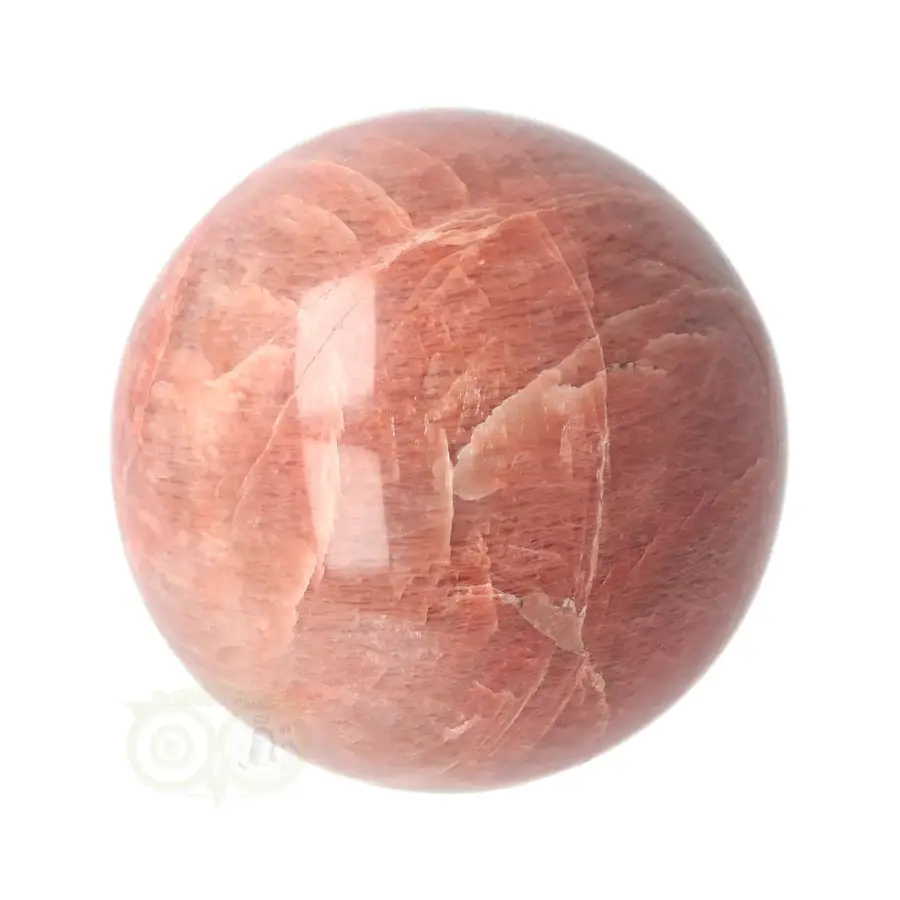 Roze Maansteen Bol Nr 12 - Ø 7.21 cm  - Madagaskar-7