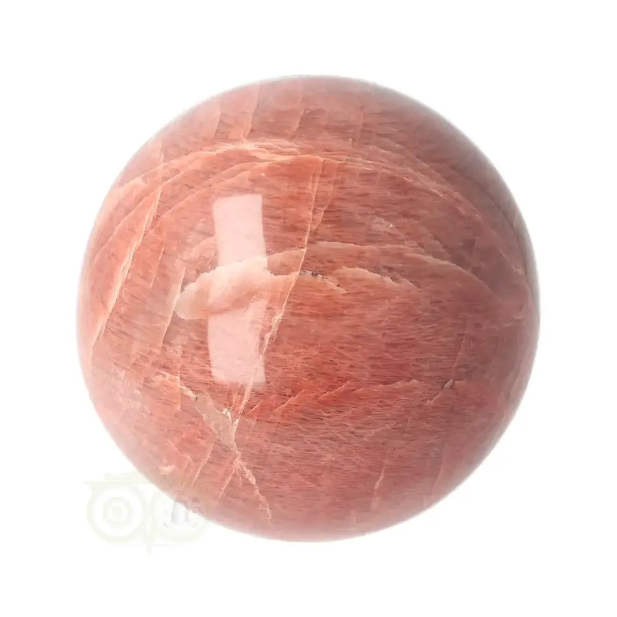 Roze Maansteen Bol Nr 12 - Ø 7.21 cm  - Madagaskar-8