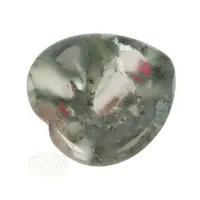 thumb-Drakenbloed Jaspis  hart worry stone ( Zorgen steen ) Nr 10-5