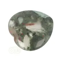 thumb-Drakenbloed Jaspis  hart worry stone ( Zorgen steen ) Nr 10-9
