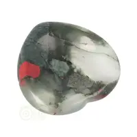 thumb-Drakenbloed Jaspis  hart worry stone ( Zorgen steen ) Nr 11-4