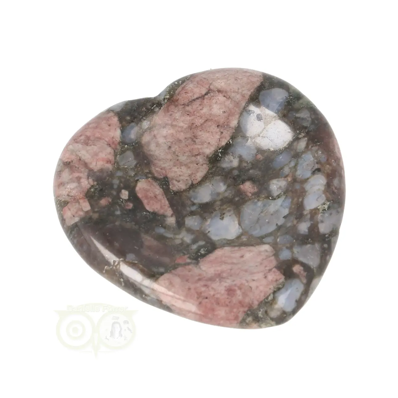 Vulkaniet ‘Que Sera’ hart worry stone Nr 12