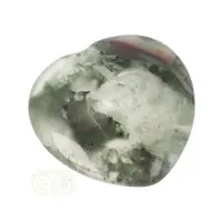 thumb-Drakenbloed Jaspis  hart worry stone ( Zorgen steen ) Nr 14-6