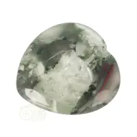 thumb-Drakenbloed Jaspis  hart worry stone ( Zorgen steen ) Nr 14-7