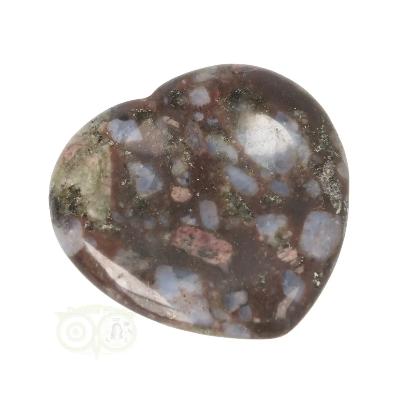 Vulkaniet ‘Que Sera’ hart worry stone Nr 15