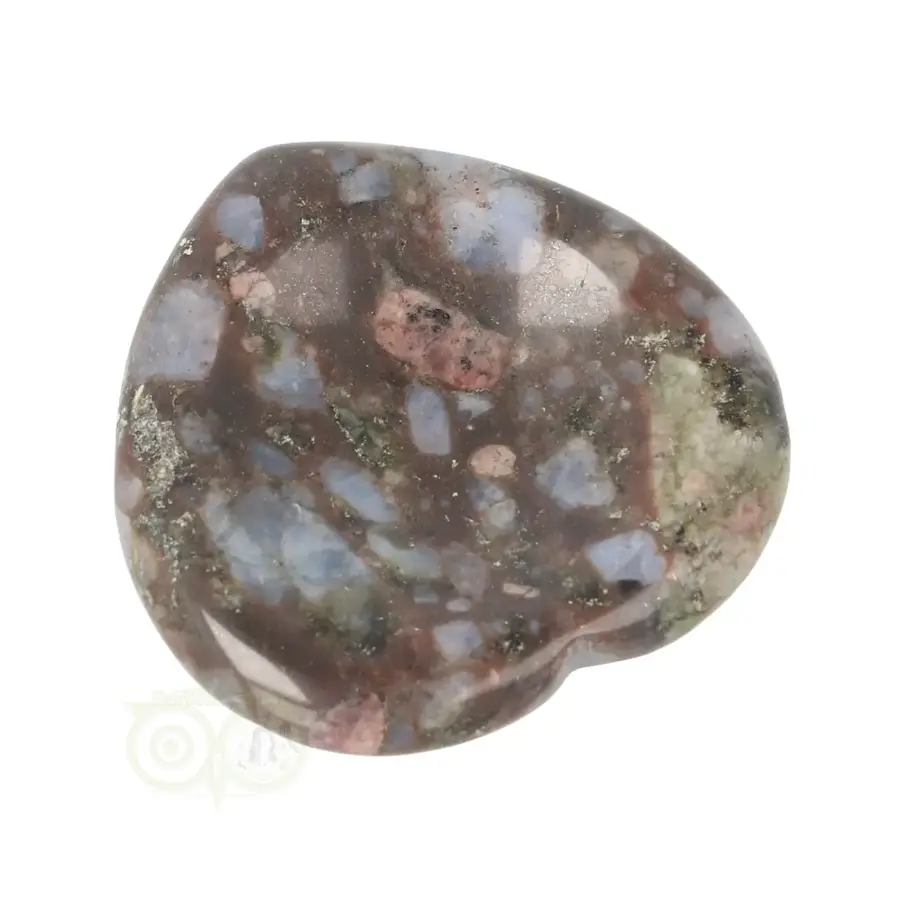 Vulkaniet ‘Que Sera’ hart worry stone ( Zorgen steen ) Nr 15-4