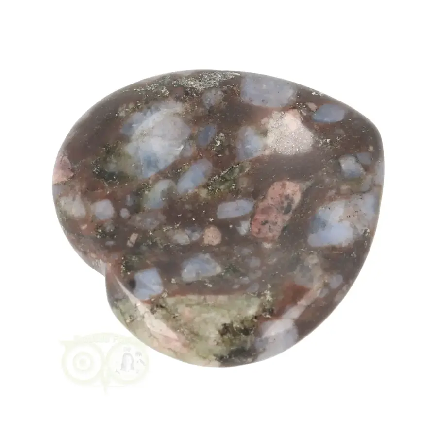 Vulkaniet ‘Que Sera’ hart worry stone ( Zorgen steen ) Nr 15-5
