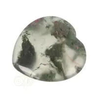 thumb-Drakenbloed Jaspis  hart worry stone ( Zorgen steen ) Nr 16-7