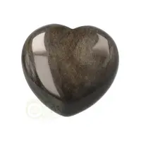 thumb-Goud Obsidiaan hart Nr 7 -  27 gram-3