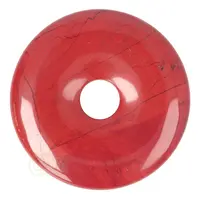 thumb-Rode Jaspis Donut hanger Nr 20 - Ø 5 cm-1