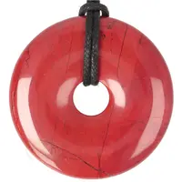 thumb-Rode Jaspis Donut hanger Nr 20 - Ø 5 cm-2