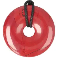 thumb-Rode Jaspis Donut hanger Nr 20 - Ø 5 cm-4